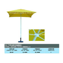 4 Panels Iron Frame Sqaure Beach Umbrella (YSBEA0010)